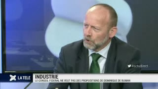 Conseil fédéral: pas de faveurs pour l'industrie