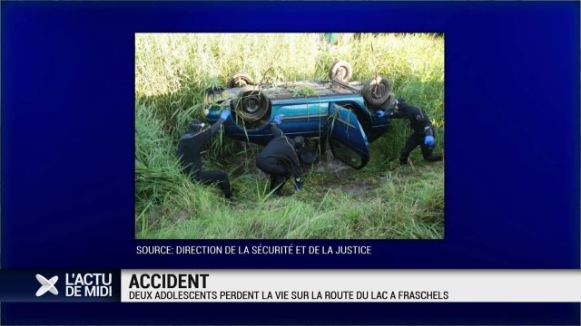 Deux adolescents décèdent après un accident à Fräschel