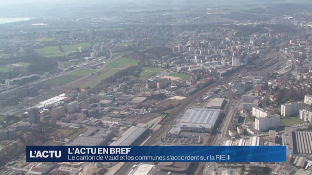 Vaud et les communes s'accordent sur la RIE III