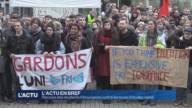 Le TF rejette le recours sur les taxes d'études