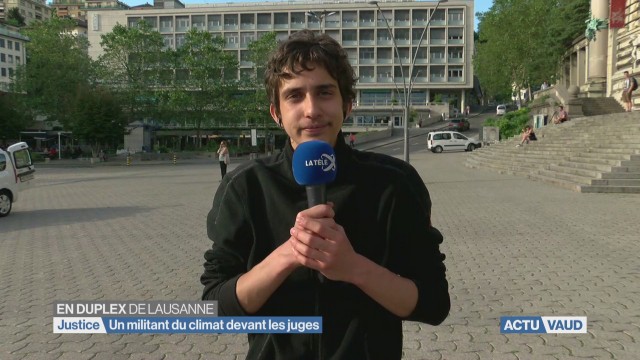 Un militant pour le climat devant les juges