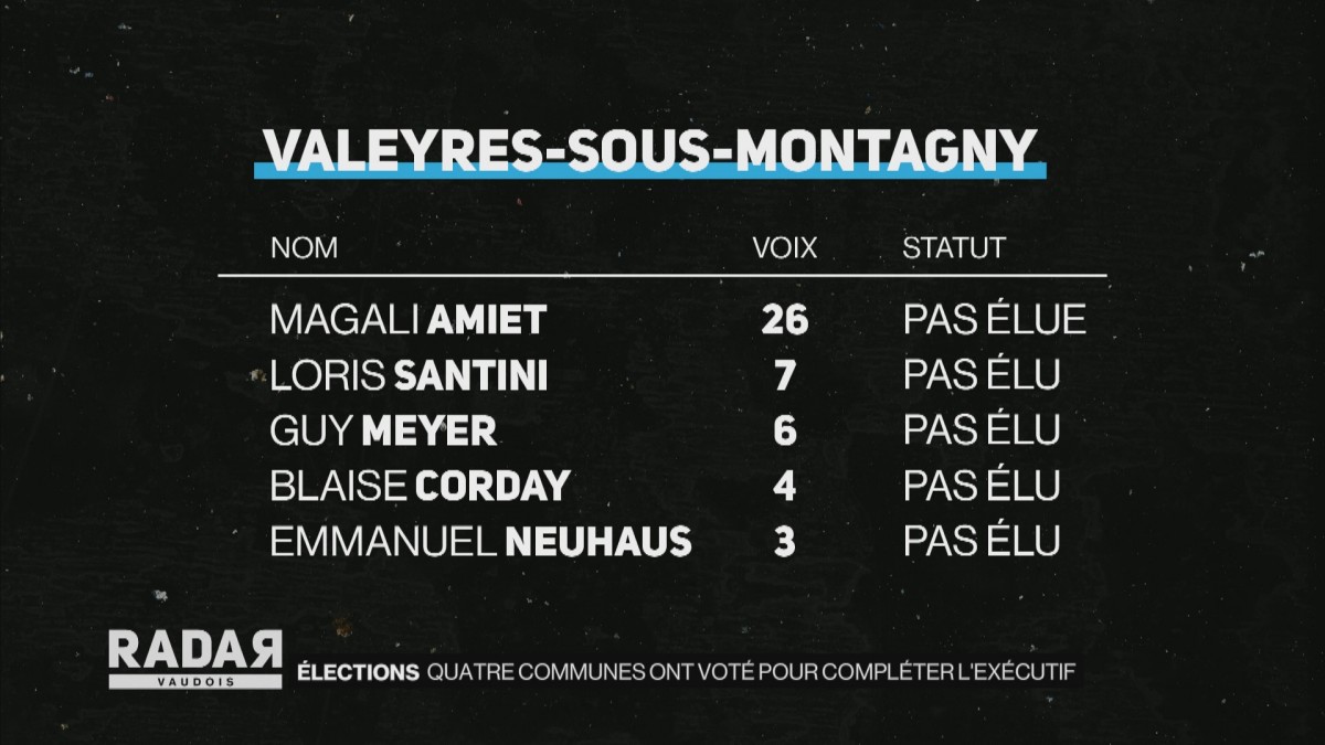 Quatre communes ont voté pour compléter leur exécutif