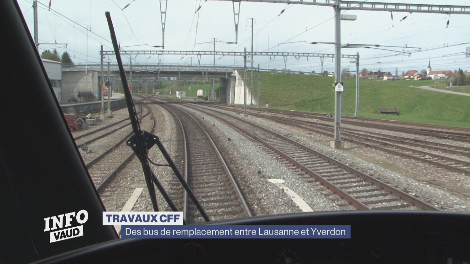 Des bus de remplacement entre Lausanne et Yverdon