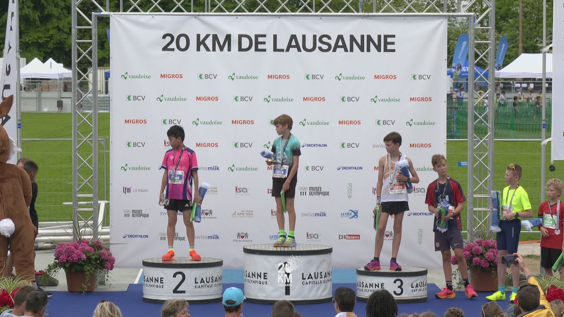 Course des enfants - 4 km - Samedi matin - 20 km de Lausanne - La Télé