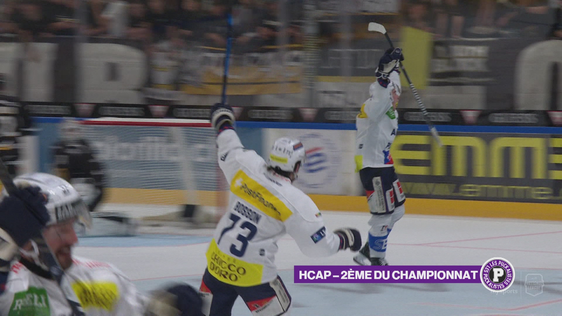 Le HC Ambri-Piotta est 2ème de National League